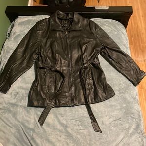 JLC NEW YORK LEATHER JACKET WOMENS